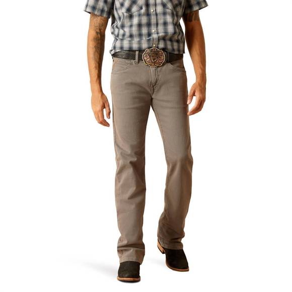 NEW ARIAT men's m5 fossil hanson straight leg jean in fossil